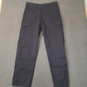 VF Imagewear Cargo Pants Mens 33x31 Black Tactical Workwear Twill TA22912